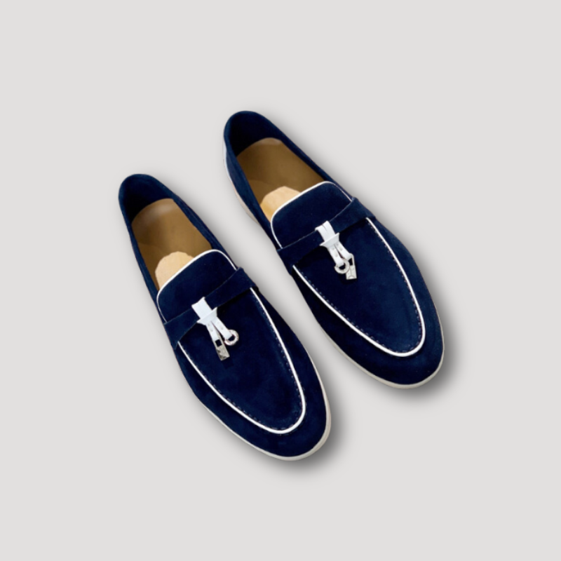 Quasten-LoaferfurHerren-Navyblue-Front-Luxe-Berlin.png