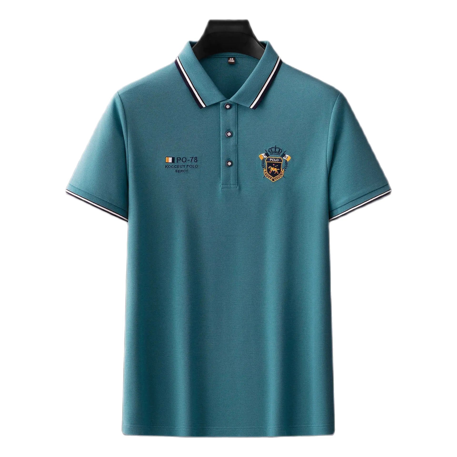 WBys2022-Mannen-Polo-Casual-Borduren-71-Katoenen-T-shirt-Mannen-Korte-Mouw-Hoge-Hoeveelheid-Hoogwaardige-Zomer.webp