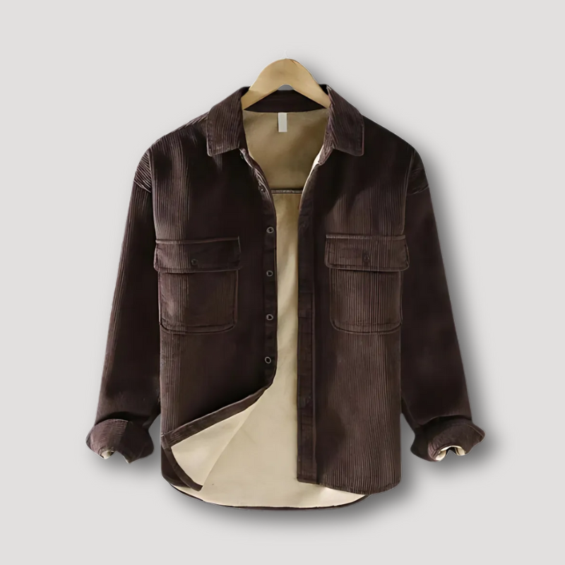 WeichgepolsterteHerrenjackeausCordfell-Brown-Front-Luxe-Berlin.png